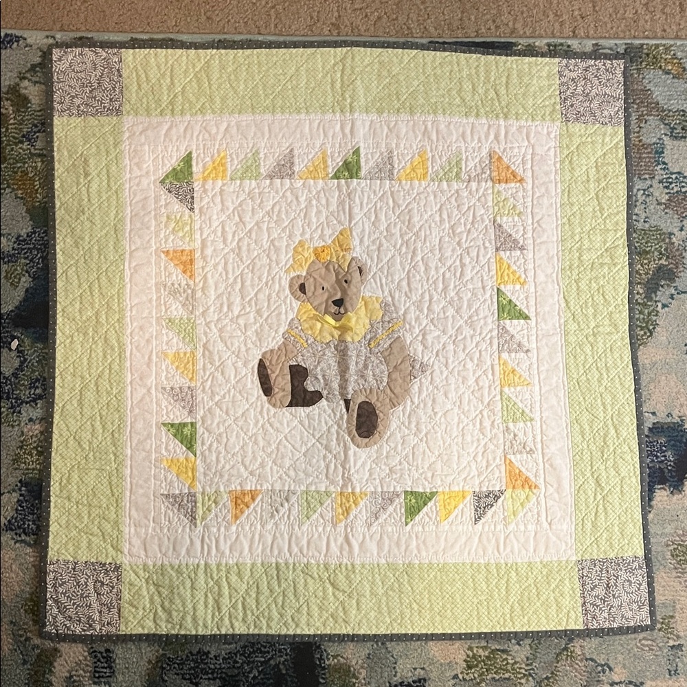 Teddy Bear Quilt for Baby